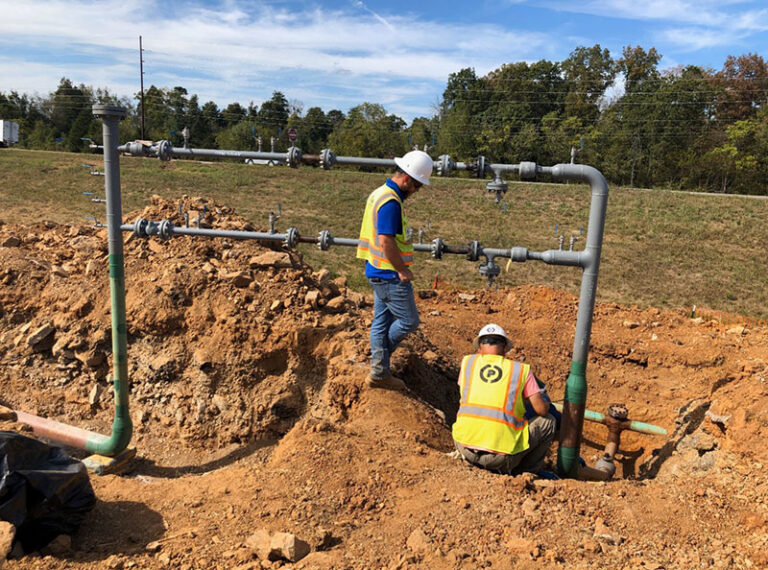 Natural Gas Distribution Construction Pipeline